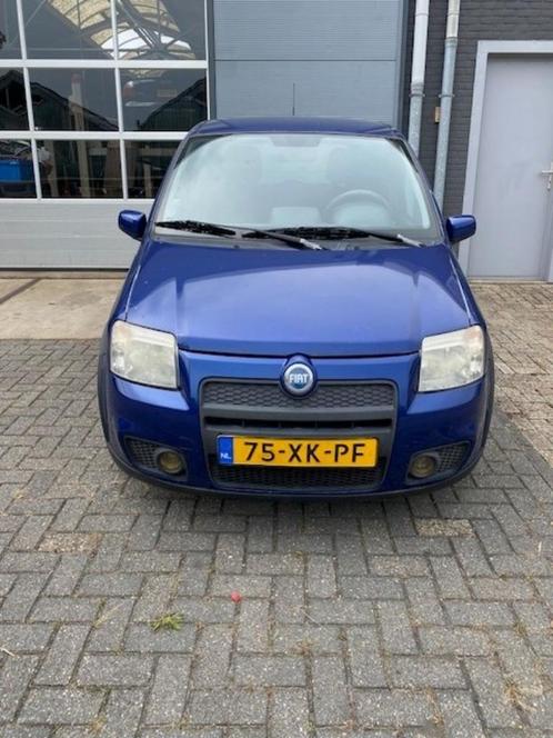 Fiat Panda 1.4 16V 100HP 2007 Blauw (achter schade), Auto's, Fiat, Bedrijf, Te koop, Panda, ABS, Airbags, Airconditioning, Boordcomputer
