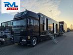 DAF XF105 Motorsport Camper Truck with Trailer for RALLY AUT, Automaat, Euro 5, Achterwielaandrijving, Origineel Nederlands