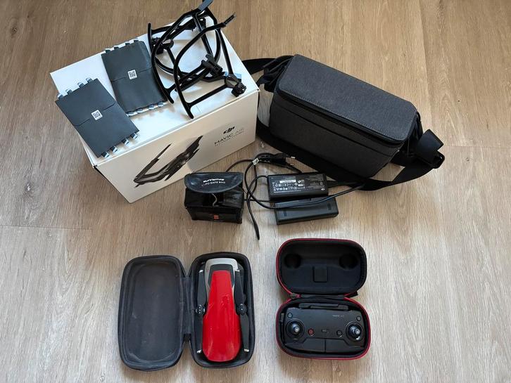 DJI Mavic Air Fly More Combo supercompleet, Audio, Tv en Foto, Drones, Gebruikt, Cameradrone, Standaard kwaliteit, DJI, 250 tot 900 gram