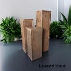 Zuil/sokkel steigerhout, Huis en Inrichting, Woonaccessoires | Zuilen en Pilaren, Ophalen of Verzenden, Nieuw