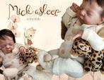 Mick asleep reborn doll, Ophalen of Verzenden, Nieuw, Babypop, Levensecht of Reborn