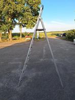 Aluminium huishoudtrap, Doe-het-zelf en Verbouw, Ladders en Trappen, Ophalen, Gebruikt, Trap, Opvouwbaar of Inschuifbaar