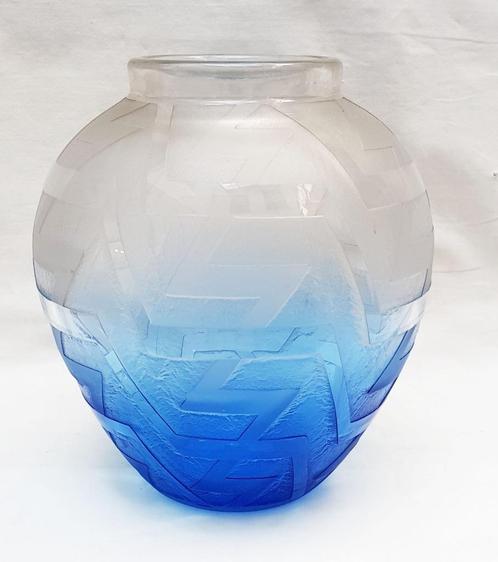 Art Deco Vaas - Schneider., Antiek en Kunst, Antiek | Glas en Kristal, Ophalen of Verzenden