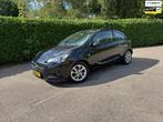 Opel Corsa 1.4 Edition | Automaat | Achteruitrijcamera | Nav, Auto's, Stof, Gebruikt, Elektrische ramen, Zwart