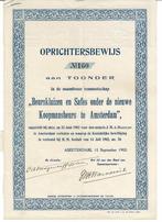 Beurskluizen en Safes onder de Nieuwe Koopmansbeurs 1902, Overige typen, Voor 1920, Verzenden