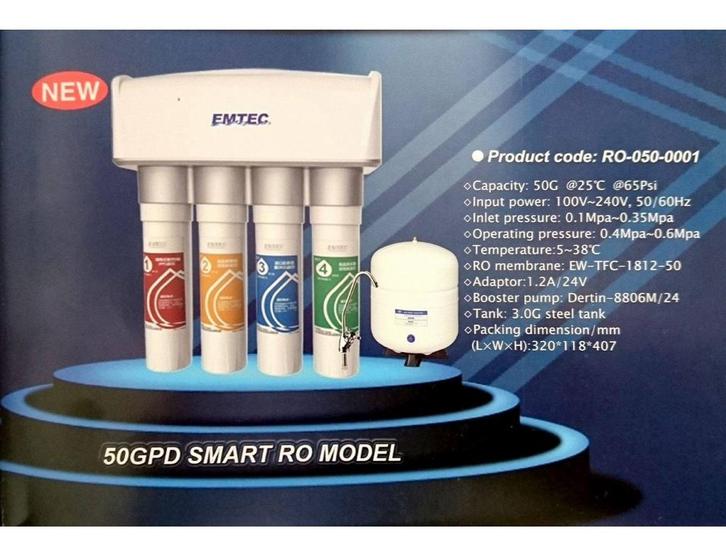 Osmose Omgekeerde osmoseur thuis 50GDP Smart waterzuivering, Huis en Inrichting, Keuken | Keukenbenodigdheden, Nieuw, Ophalen of Verzenden
