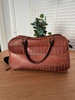 Supergave lederlook weekendtas handbagage trolley, Sieraden, Tassen en Uiterlijk, Koffers, Ophalen of Verzenden, Zo goed als nieuw