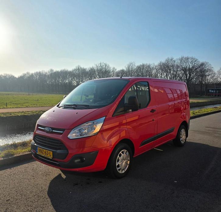 Ford Transit Custom 130pk Standkachel Navi, Auto's, Bestelauto's, Particulier, ABS, Ford, Diesel, Euro 5, Handgeschakeld, Geïmporteerd