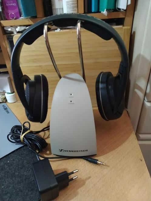 Sennheiser RS 120 II Draadloze on-ear koptelefoon, Audio, Tv en Foto, Koptelefoons, Gebruikt, Sennheiser, Draadloos, Ophalen of Verzenden