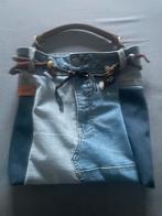 Spijkerbroek Tas - Uniek & Handgemaakt!, Sieraden, Tassen en Uiterlijk, Ophalen of Verzenden, Gebruikt, Blauw, Handtas