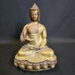 Shakyamuni boeddha beeld – brons – 24cm hoog – india, Ophalen of Verzenden, Nieuw