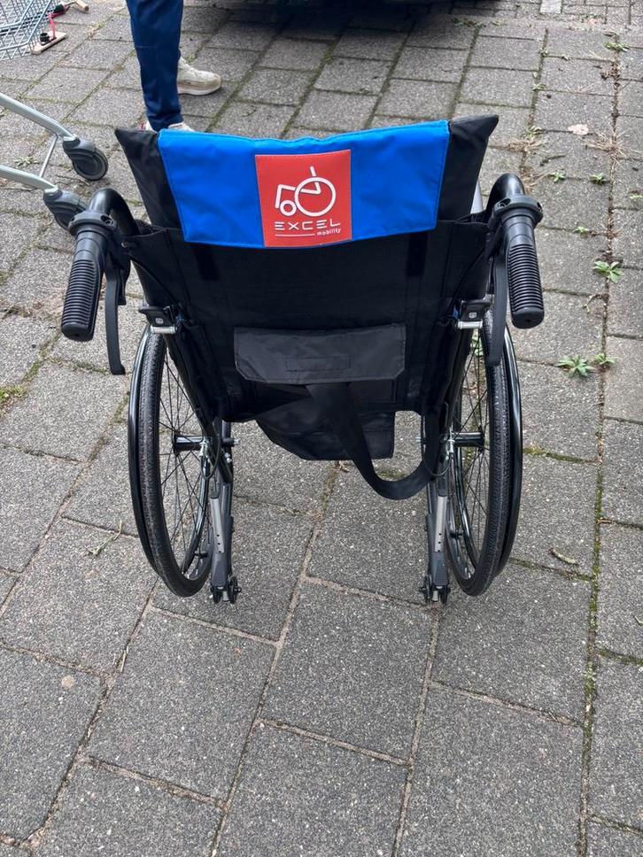 Excel Lichtgewicht Rolstoel G-Logic (11,5 kg), Diversen, Rolstoelen, Zo goed als nieuw, Handbewogen rolstoel, Inklapbaar, Ophalen of Verzenden