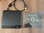 Lg Slim portable DVD writer, Computers en Software, Optische drives, Zo goed als nieuw, Extern, Dvd, MacOS