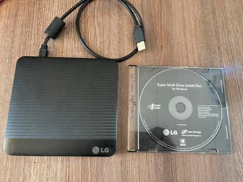Lg Slim portable DVD writer, Computers en Software, Optische drives, Zo goed als nieuw, Extern, MacOS, Windows, Dvd, Ophalen of Verzenden