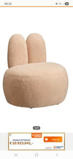 Schattige teddy stoel met oren, Bruin, Nieuw, Ophalen of Verzenden, Eén