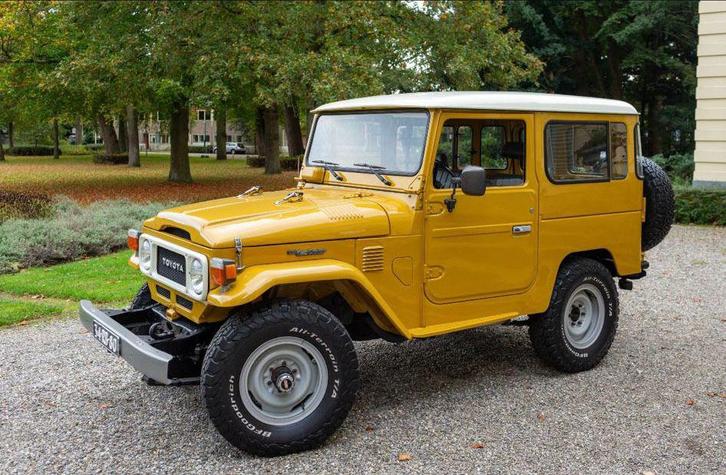 Toyota FJ40 gerestaureerd, Auto's, Toyota, Particulier, Landcruiser, Benzine, SUV of Terreinwagen, Handgeschakeld, Overige kleuren