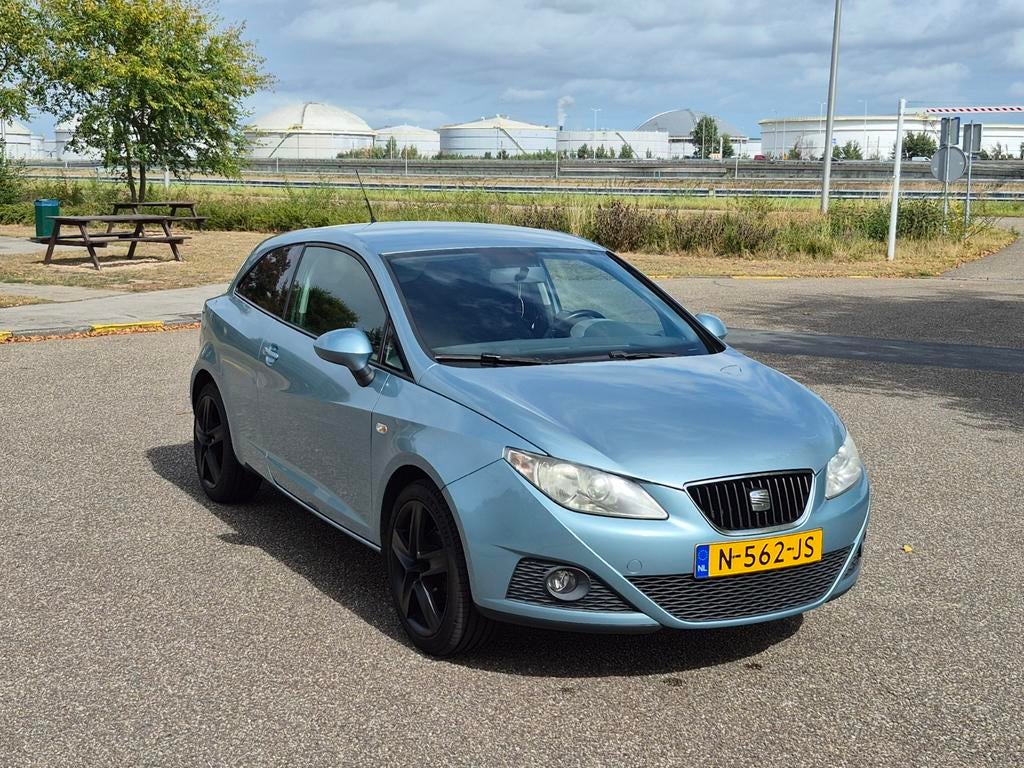Seat IBIZA 1.4 SC | 2009 | 3 Drs, Auto's, Seat, Voorwielaandrijving, Zwart, 4 cilinders, Blauw