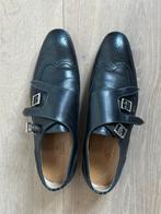 Santoni Heren Schoenen - Maat 8.5 UK. Zwart., Ophalen of Verzenden, Gedragen, Zwart, Veterschoenen