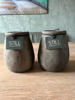 Vaas still small 15cm hoog, Steen, Overige kleuren, Ophalen of Verzenden, Zo goed als nieuw
