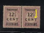 Pl15 Suriname 117 postfris PLAATFOUT gebroken T, Postzegels en Munten, Postzegels | Suriname, Verzenden, Postfris