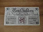 Biljet 10 gulden geldzuivering Lieftinck, 1945, Postzegels en Munten, Bankbiljetten | Nederland, Ophalen of Verzenden, 10 gulden