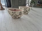 Hele mooie , grote ovalen Bloempotten, Tuin en Terras, Ophalen, Binnen, Zo goed als nieuw, Overige vormen