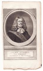 Isaak Sweers antieke gravure door Houbraken, Antiek en Kunst, Kunst | Etsen en Gravures, Verzenden