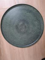 Grote Groene Schaal - 60cm, Ophalen of Verzenden, Zo goed als nieuw, Rond, Glas
