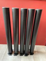 Vijf metalen tafelpoten - 72 cm hoog, Huis en Inrichting, Tafelonderdelen, Ophalen, Zo goed als nieuw, Metaal, Tafelpoot