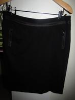 F1424 GELCO mt 42 rok zwart jersey ritsen stretch, Verzenden, Gelco, Zwart, Maat 42/44 (L)
