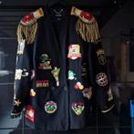 Oeteldonk Jasje Maat 44-48, Zwart, Maat 46/48 (XL) of groter, Ophalen of Verzenden, Tailored