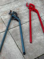 2x Buigtang / Betonijzer buiger, Doe-het-zelf en Verbouw, Gereedschap | Handgereedschap, Ophalen of Verzenden, Gebruikt