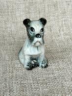 Kermieken beeldje van Schnautser hondje, Verzamelen, Beelden en Beeldjes, Ophalen of Verzenden, Gebruikt, Dier