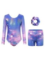 Turnpakje turnbroekje paars 110 116 122 128 134 140 146 152, Paars, Nieuw, Turnpak(je), Kindermaat 122 t/m 140