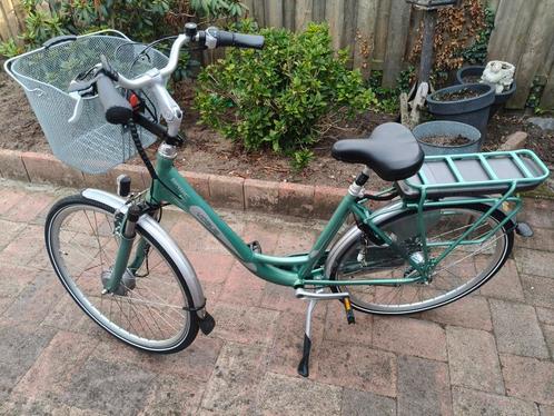 Te koop. Zo goed als nieuwe ebike dames fiets van itek, Fietsen en Brommers, Fietsen | Dames | Moederfietsen, Zo goed als nieuw