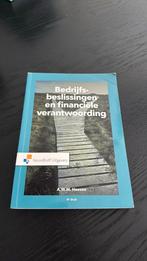 Bedrijfsbeslissingen en financiële verantwoording (4e editie, Ophalen of Verzenden, Zo goed als nieuw, André Heezen
