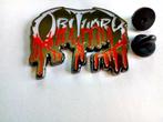 Obituary zeer mooie shaped speld pin badge speld n4, Verzamelen, Verzenden, Nieuw, Overige typen