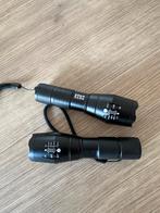 Twee Zaklampen, Ophalen of Verzenden, Gebruikt, Batterij