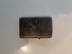 Zippo Brushed Brass Aansteker, Ophalen of Verzenden, Gebruikt, Aansteker