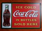 Coca Cola 20x30 cm Reclamebord, Ophalen of Verzenden, Nieuw, Reclamebord