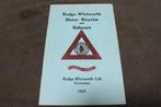 Rudge Whitworth motor bicycles  side cars 1927, Ophalen of Verzenden, Gelezen