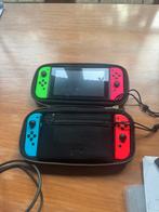 Nintendo Switch, Ophalen of Verzenden, Zo goed als nieuw, Met 2 controllers, Switch Original