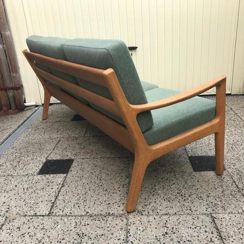 Senator 3 zits bank PJ Danmark Deens design eiken vintage, Huis en Inrichting, Fauteuils, Ophalen