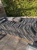 Dakpannen zwart +/- 30m2, Doe-het-zelf en Verbouw, Dakpannen en Dakbedekking, Ophalen, Gebruikt, Steen of Klei, Zwart
