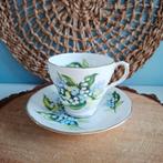 Royal Winchester 'lily-of-the-valley', kop en schotel, Antiek en Kunst, Antiek | Servies los, Ophalen of Verzenden