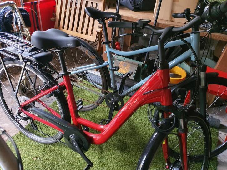 Elektrische fiets, Fietsen en Brommers, Fietsen | Dames | Damesfietsen, Gebruikt, Overige merken, Versnellingen, Ophalen