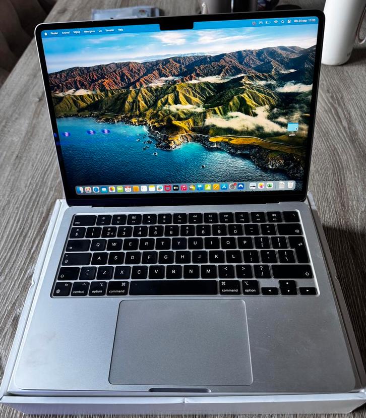 Macbook air 2022 M2 zgan, Computers en Software, Apple Macbooks, Zo goed als nieuw, MacBook Air, 13 inch, 3 tot 4 Ghz, 256 GB