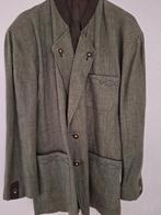 Trachten groen linnen colbert jas 56 Tiroler, Kleding | Heren, Kostuums en Colberts, Ophalen, Zo goed als nieuw, Maat 56/58 (XL)
