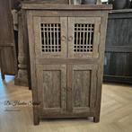 Kast / Wandkast Driftwood Raster, Ophalen, Met deur(en), 100 tot 150 cm, Nieuw