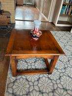 Eiken salontafel 60x60, Ophalen, Gebruikt, 50 tot 100 cm, 50 tot 75 cm